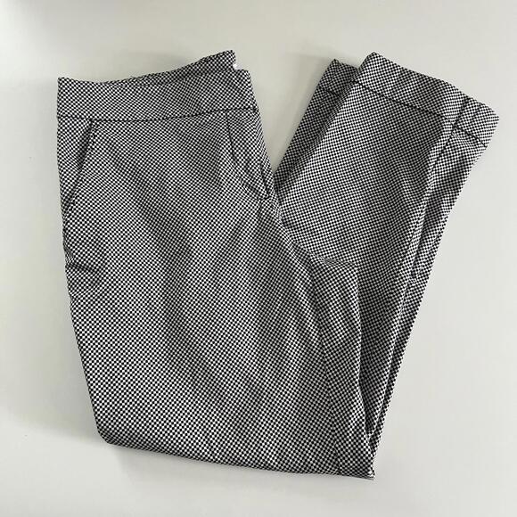 Stylish New York & Company Checkered‎ Trousers - Size 10 - Picture 2 of 6